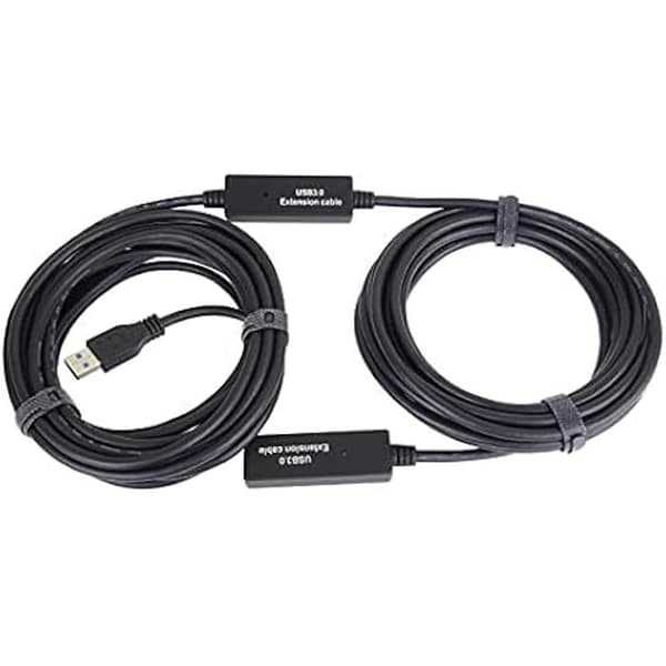 USB Förlängningskabel - PREMIUMCORD - 10 m - USB 3.2 Super Speed - Aktiv Repeater - Svart