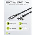 Miniatyrbild 2 av 2: USB-C-kabel - GOOBAY - 64659 - Snabbladdare 60 W - 90 ° vinkel - 1 meter svart