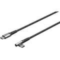Miniatyrbild 1 av 2: USB-C-kabel - GOOBAY - 64659 - Snabbladdare 60 W - 90 ° vinkel - 1 meter svart