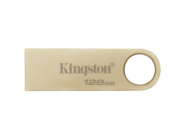 Kingston Technology DataTraveler SE9 G3, 128 GB, USB Type-A, 3.2 Gen 1 (3.1 Gen 1), 220 MB/s, Uten lokk, Gull Gull
