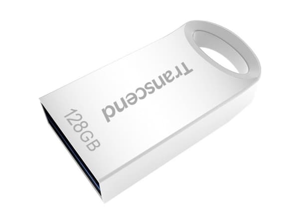 Transcend JetFlash 710, 128 GB, USB A-tyyppi, 3.2 Gen 1 (3.1 Gen 1), Ilman suojusta, 3,3 g, Hopea