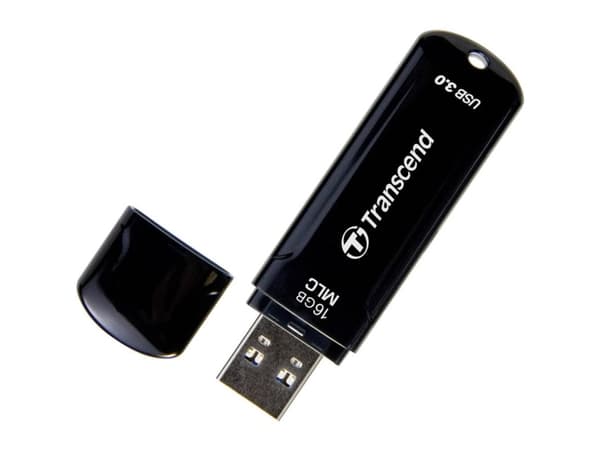 Transcend JetFlash 750, 16 GB, 16 GB, USB Typ-A, 3.2 Gen 1 (3.1 Gen 1), Cap, 10,3 g, Svart Svart