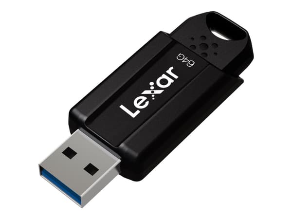 MINNEDREV FLASH USB3.1 64GB S80 LJDS080064G-BNBNG LEXAR Sort