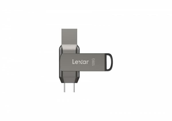 MINNEDREV FLASH USB3.1 128G/D400 LJDD400128G-BNQNG LEXAR Grå
