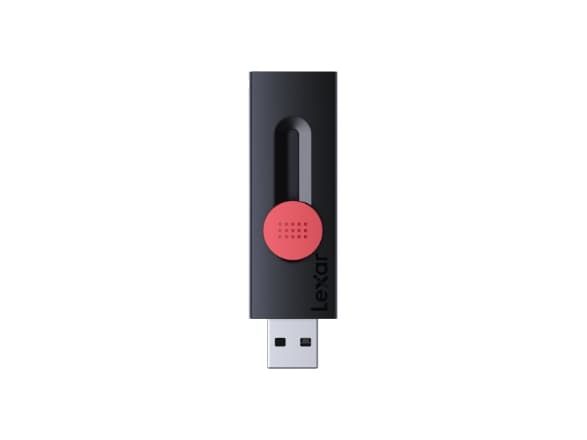 MINNEDREV FLASH USB3.2 128GB LJDD300128G-BNBNG LEXAR Sort