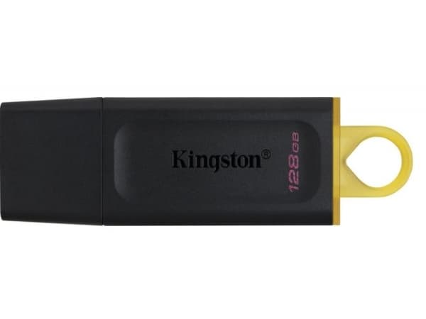 Kingston Technology DataTraveler Exodia, 128 GB, USB Type-A, 3.2 Gen 1 (3.1 Gen 1), Keps, 11 g, Svart, Gul
