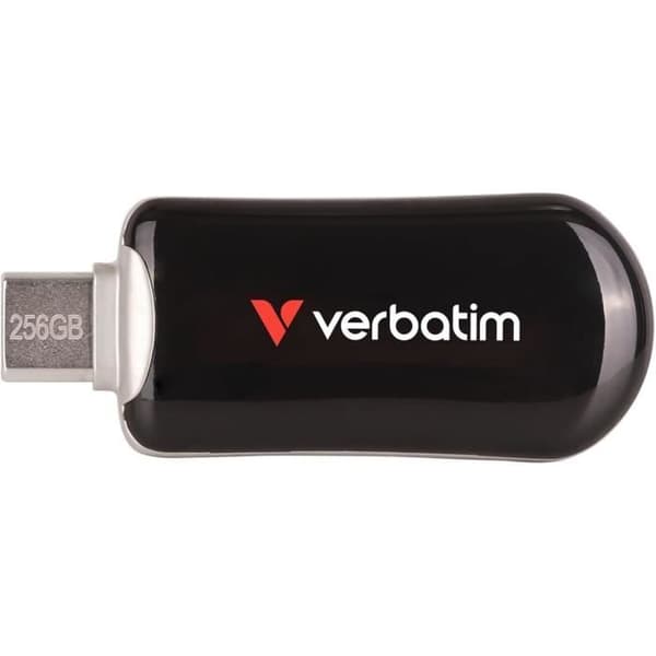 VERBATIM CLE 256GB USB-C PLECTRA N Svart