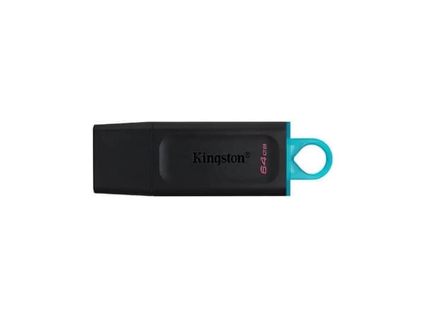 Kingston Technology DataTraveler Exodia, 64 GB, USB Type-A, 3.2 Gen 1 (3.1 Gen 1), Keps, 11 g, Svart, Turkos