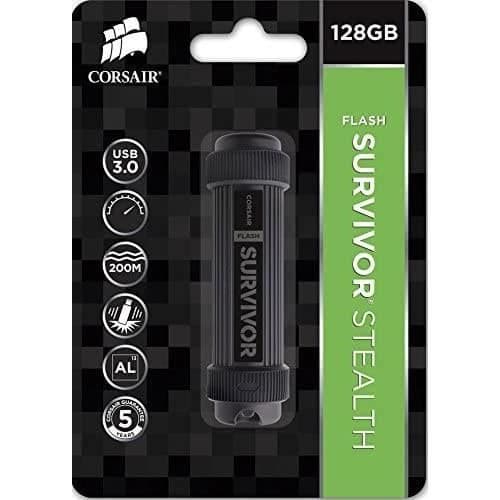 Corsair Flash Survivor Stealth 128GB USB 3.0 (CMFSS3B-128GB)
