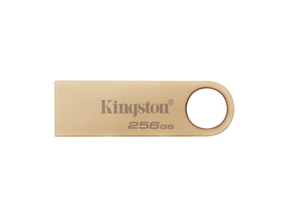 Kingston DataTraveler SE9 G3 - USB-flashstasjon - 256 GB - USB 3.2 Gen 1 - gull