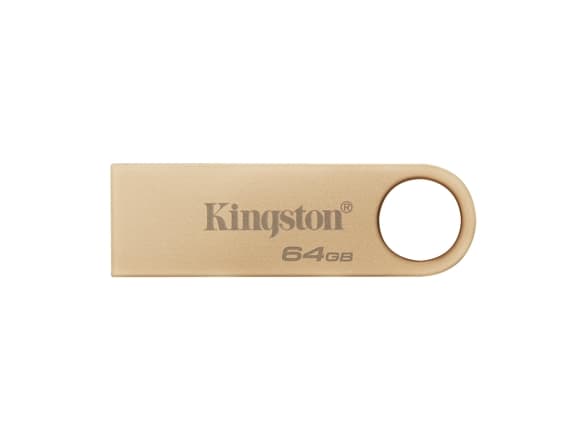 Kingston Technology DataTraveler SE9 G3, 64 GB, USB Type-A, 3.2 Gen 1 (3.1 Gen 1), 220 MB/s, Utan skyddshatt, Guld Guld
