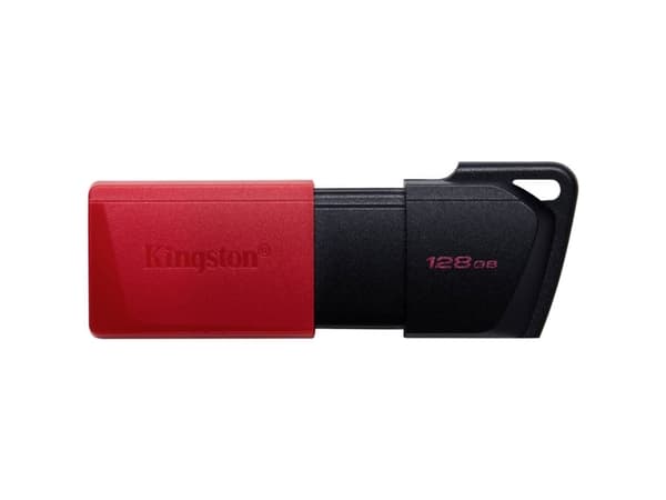 Kingston Technology DataTraveler Exodia M, 128 GB, USB Type-A, 3.2 Gen 1 (3.1 Gen 1), Friktionslager, 10 g, Svart, Röd