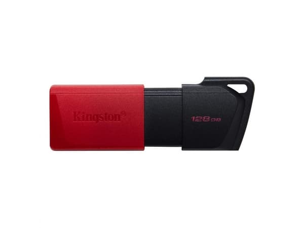 Kingston Technology DataTraveler Exodia M, 128 GB, USB Type-A, 3.2 Gen 1 (3.1 Gen 1), Friktionslager, 10 g, Svart, Röd