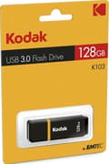 Miniatyrbild 2 av 4: Emtec USB3.0 K100 128GB USB-minne USB Typ-A 3.2 Gen 1 (3.1 Gen 1) Svart, Gul