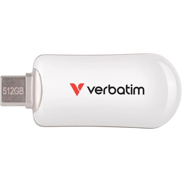 VERBATIM CLE 512GB USB-C PLECTRA BLC Vit
