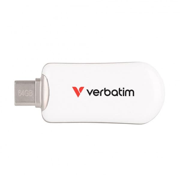 VERBATIM CLE 64GB USB-C PLECTRA BLC Vit