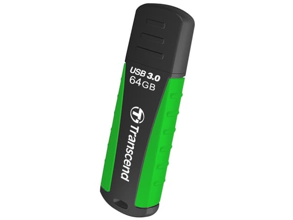 Transcend JetFlash 810 64GB USB 3.0, 64 GB, USB Type-A, 3.2 Gen 1 (3.1 Gen 1), Keps, 12,4 g, Svart, Grön