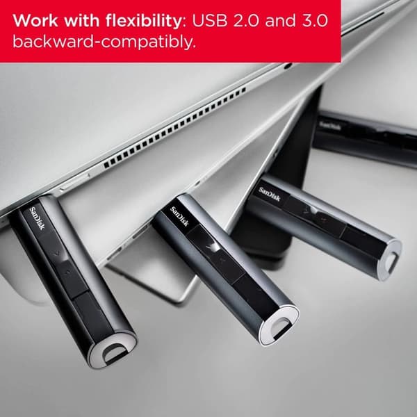 SanDisk Extreme PRO 128 GB USB 3.2 SSD-minne