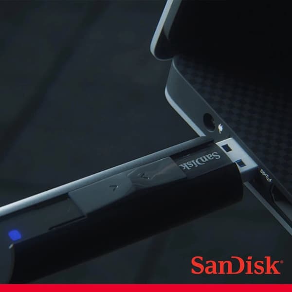 SanDisk Extreme PRO 128 GB USB 3.2 SSD-minne