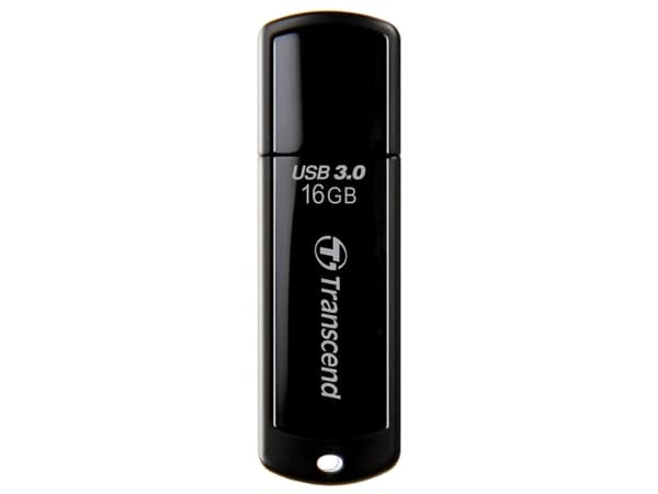 Transcend JetFlash 700, 16 GB, USB typ A, 3.2 Gen 1 (3.1 Gen 1), lock, 8,5 g, svart