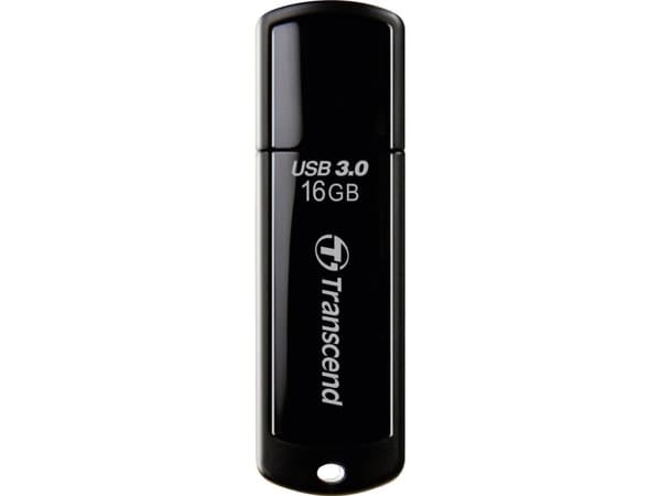 Transcend JetFlash 700, 16 GB, USB typ A, 3.2 Gen 1 (3.1 Gen 1), lock, 8,5 g, svart