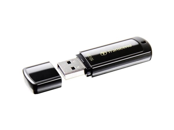 Transcend JetFlash 350, 16 GB, USB Type-A, 2.0, Keps, 8,5 g, Svart