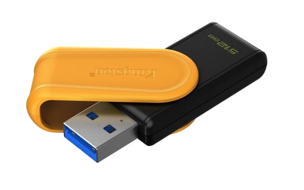KINGSTON 512GB Portable USB 3.2 Gen 1 DataTraveler Exodia S Black/Yellow