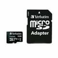 Miniatyrbild 2 av 8: Micro-SD Minneskort med Adapter Verbatim Svart 16 GB