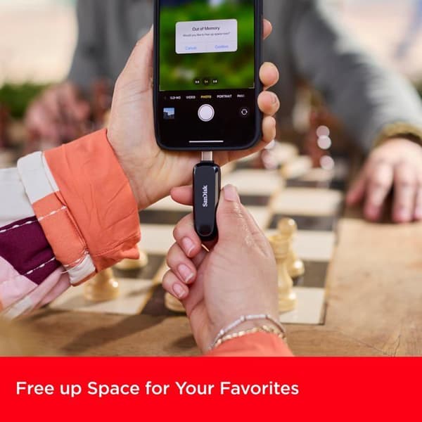 USB-nyckel - SANDISK - Telefonenhet - 128 GB - USB-C och USB-A - 100 MB/s