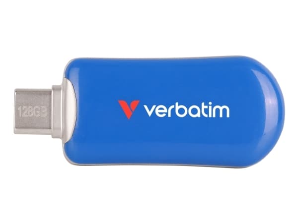 Verbatim Plectra Blue 128GB USB-C Flash Drive 30233 Sininen