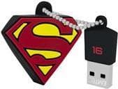 EMTEC DC Comics Collector Superman - USB-minne - 16GB - USB2.0 (ECMMD16GDCC01) Multifärg