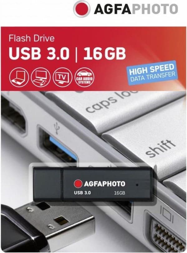 Agfa Photo USB 3.0 sort 16GB