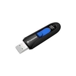 Transcend JetFlash 790 - USB-muistitikku - 128 Gt - USB 3.0 musta, Sininen