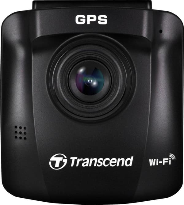 Transcend DrivePro 250 Dashcam med GPS Horisontal betragtningsvinkel (maks.): 140° 12 V, 24 V WiFi, batteri