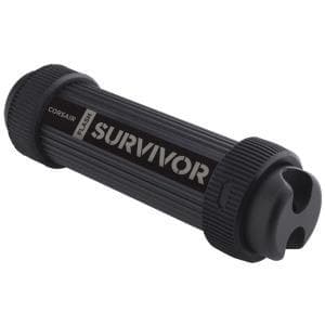 Corsair Flash Survivor Stealth v2 64GB USB-minne (USB 3.0, robust, vattenavvisande) svart Svart