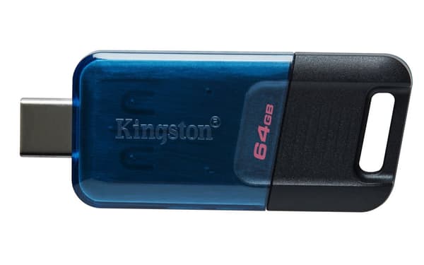 Kingston Technology DataTraveler 64GB 80M 200MB/s USB-C 3.2 Gen 1