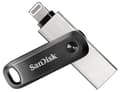 Pikkukuva 1 / 2: SanDisk iXpand USB-muistitikku 64 Gt USB Type-A / Lightning 3.2 Gen 2 (3.1 Gen 2) Musta, Hopea