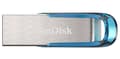 Miniatyrbillede 1 af 4: SanDisk Ultra Flair USB-flashdrev 64 GB USB Type-A 3.2 Gen 1 (3.1 Gen 1) Blå, Sølv
