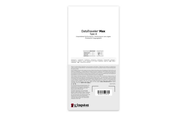 Kingston Technology DataTraveler 256 GB Max Type-A 1000R/900W USB 3.2 Gen 2