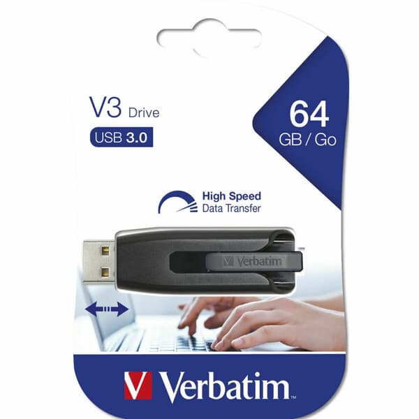 USB-stik Verbatim Grå 64 GB