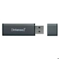 Miniatyrbild 2 av 4: USB-nyckel - INTENSO - Alu Line antracit - 4GB - USB 2.0 - Läshastighet 28 MB/s