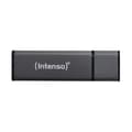 Miniatyrbild 1 av 4: USB-nyckel - INTENSO - Alu Line antracit - 4GB - USB 2.0 - Läshastighet 28 MB/s