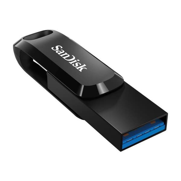 SanDisk Ultra Dual Drive Go SDDDC3-128G-G46 Svart USB-minne 128 GB USB 3.0