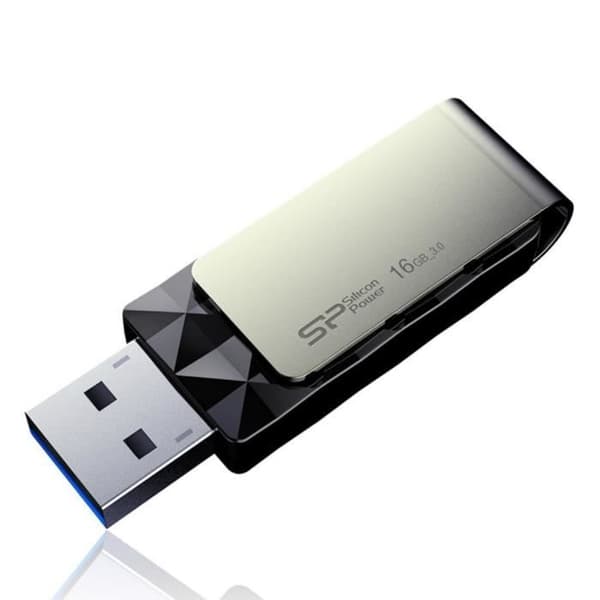 USB 3.0 nyckel SILICON POWER B30 64 GB Svart