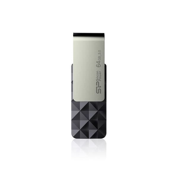USB 3.0 nyckel SILICON POWER B30 64 GB Svart Svart