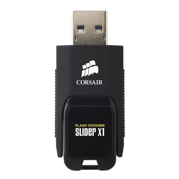 CORSAIR Flash Voyager 64GB Slider X1 USB Flash Svart