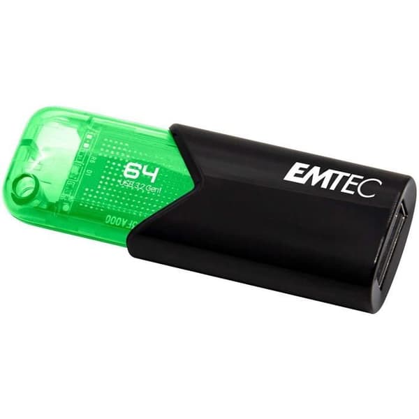 USB-nyckel - EMTEC - B110 - 64GB - USB 3.0 - Läshastighet 20MB/s - Grön färg