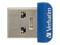 Miniatyrbild 3 av 3: USB-nyckel - Verbatim - Nano 32 GB - USB 3.0 - Blå