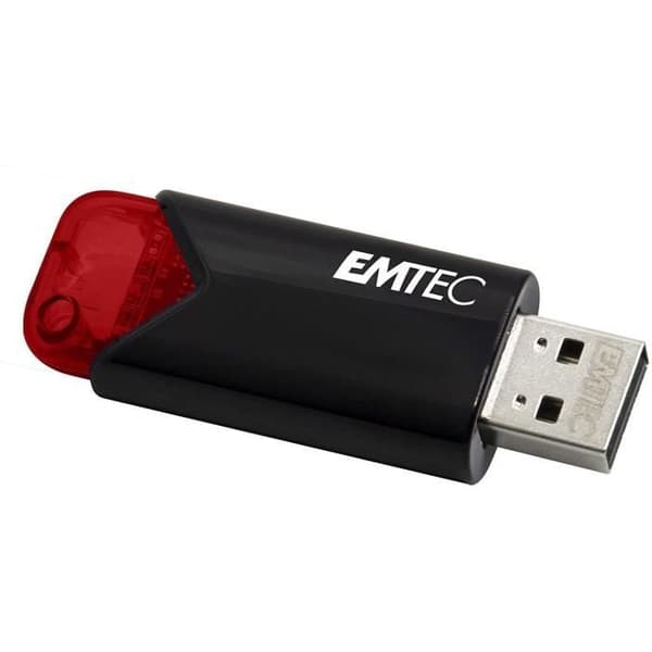 USB-nyckel - EMTEC - Click Easy B110 - 16GB - USB 3.2 - Röd