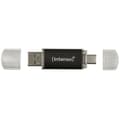 Miniatyrbild 3 av 3: USB-nyckel - INTENSO - Twist Line - 64 GB - USB-A, USB-C™ - USB 3.1 Gen 1 - Grå